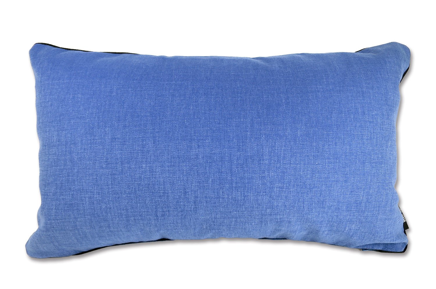 The Italy cotton イタリアブラッシュドコットン パイピング 横長クッション (コバルトブルー) 50×30cm 中材付 - HOUSE OF JAPAN Shop