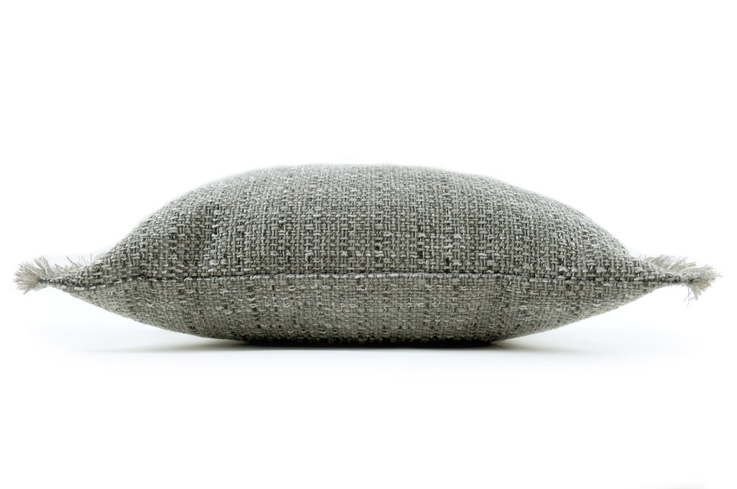 The Jacquard ジャカードフリンジクッション グレー 45×30cm 中材付 - HOUSE OF JAPAN Shop