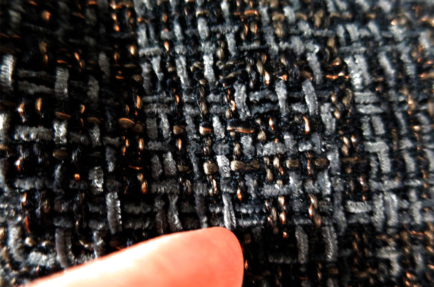 The Jacquard ジャカードフリンジクッションカバー チャコール 45×45cm - HOUSE OF JAPAN Shop