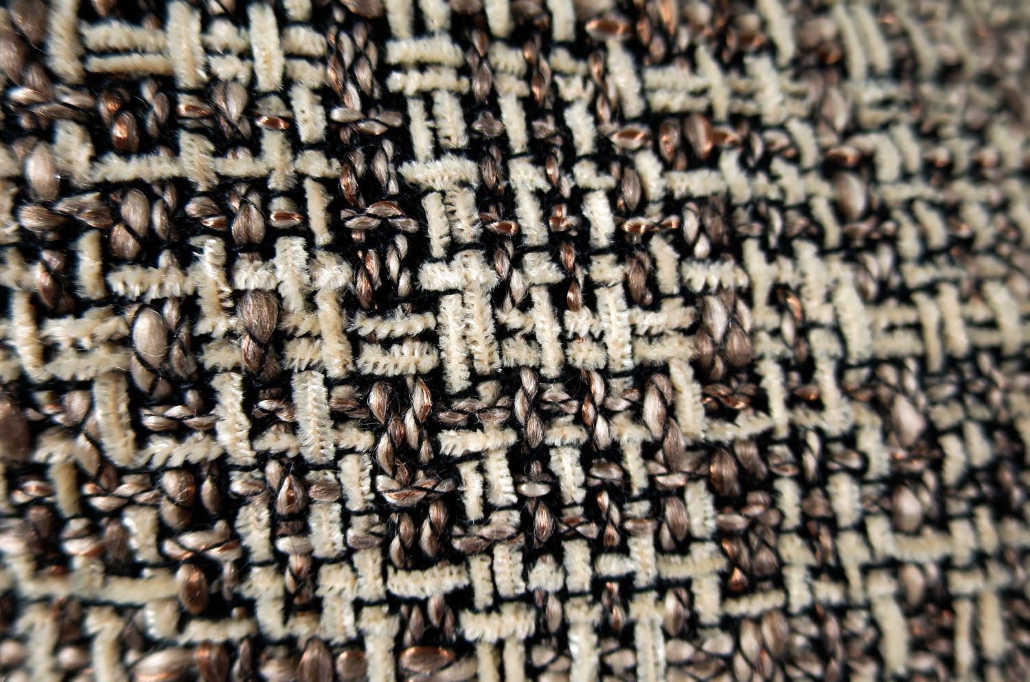 The Jacquard ジャカードフリンジクッションカバー ミックスベージュ 45×45cm - HOUSE OF JAPAN Shop