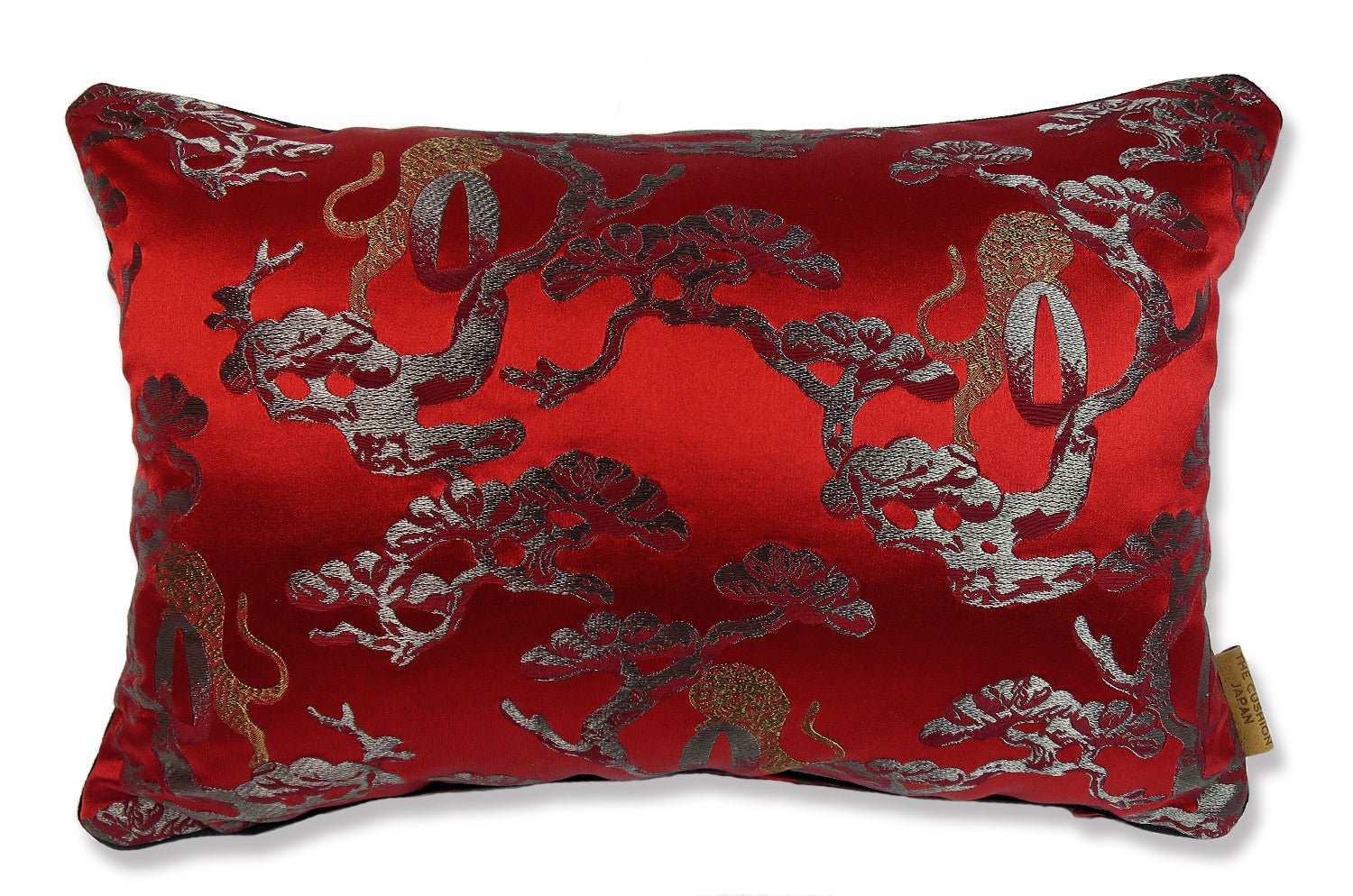 The JEREVAN アルマーニカーザ エレバン パイピングクッション(ルビーレッド) 44×30cm 中材付 - HOUSE OF JAPAN Shop