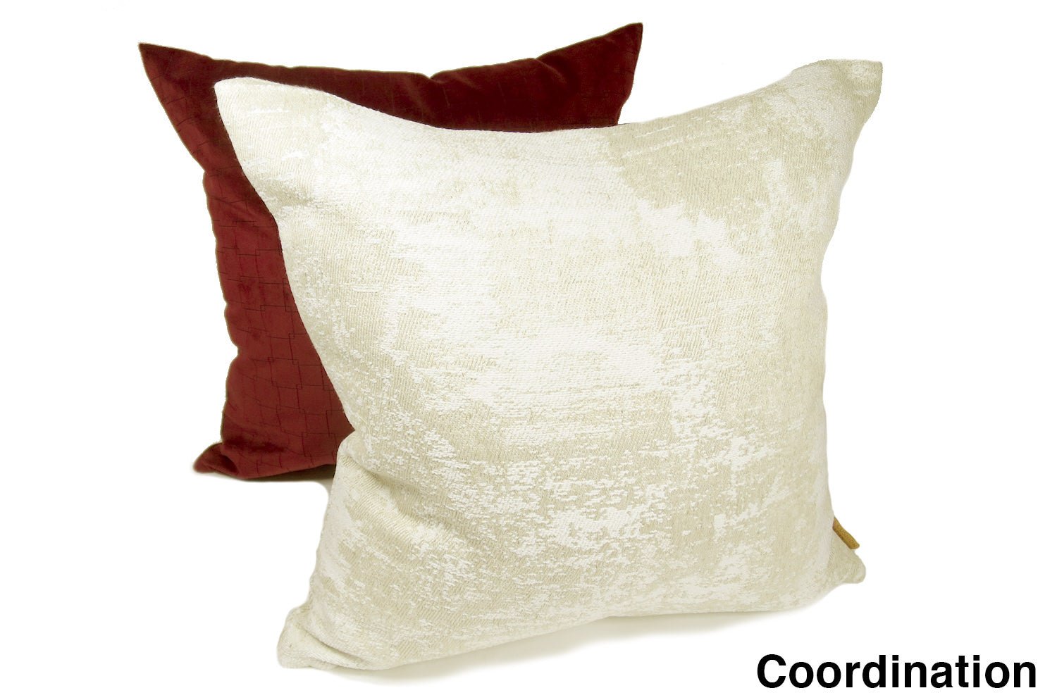 The Joinville イタリア製高級リネン混クッションカバー MilkLatte 50×50cm - HOUSE OF JAPAN Shop