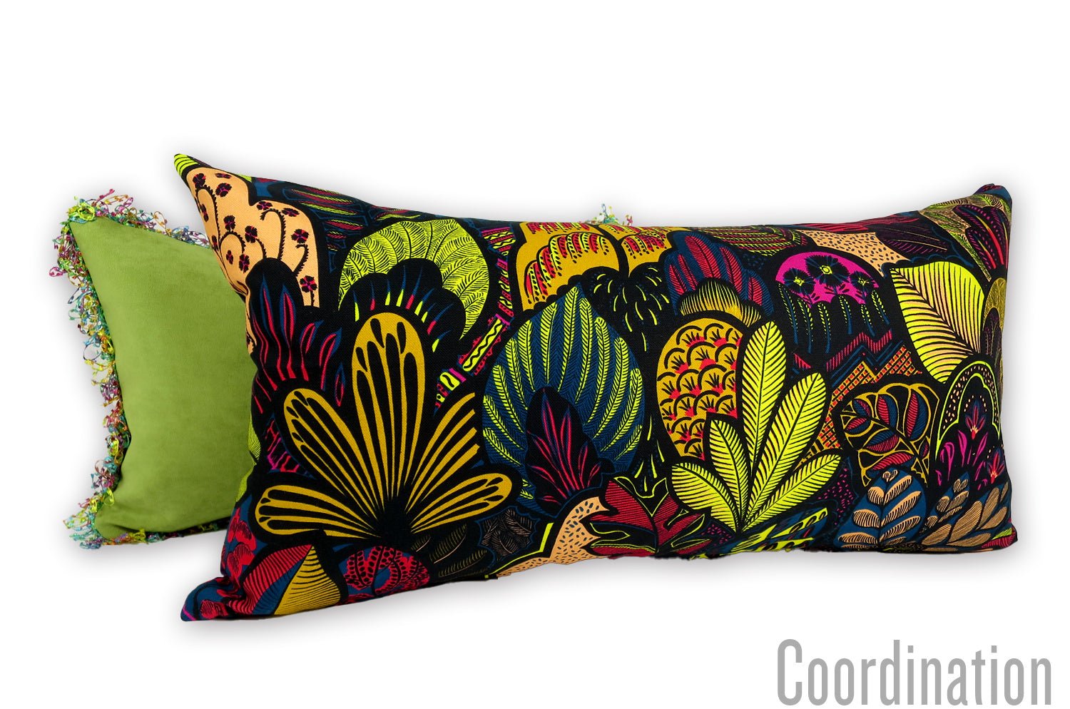 The JOSEPHINE ジョセフィーヌ フレンチコットン横長クッション 65×35cm 中材付 - HOUSE OF JAPAN Shop