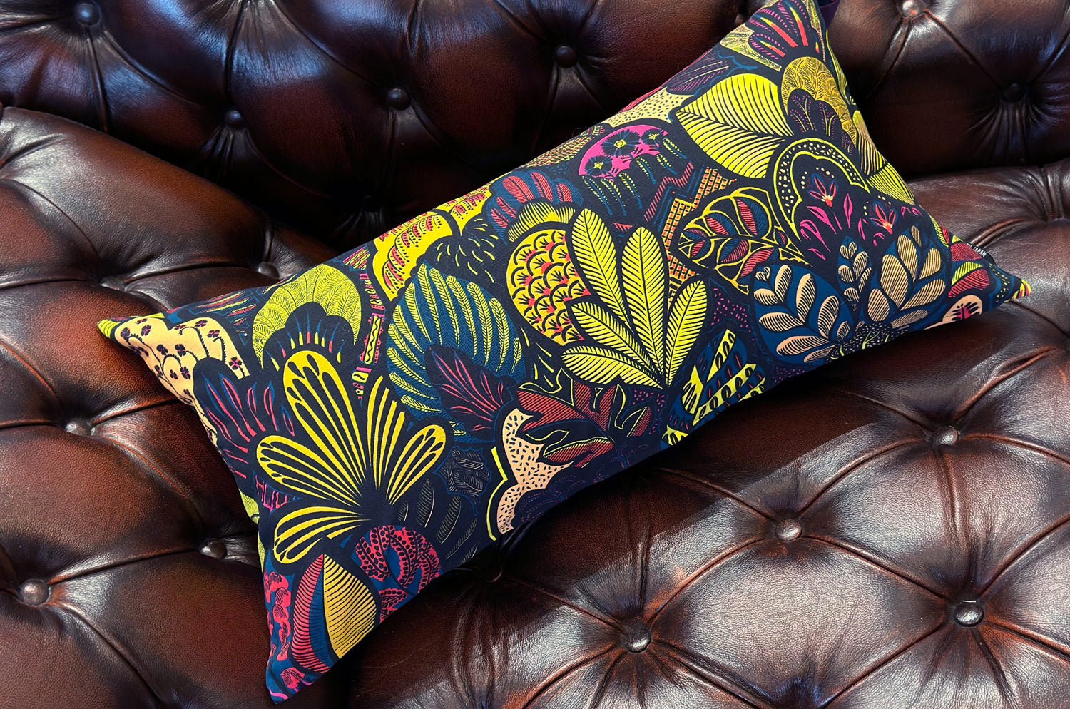 The JOSEPHINE ジョセフィーヌ フレンチコットン横長クッション 65×35cm 中材付 - HOUSE OF JAPAN Shop