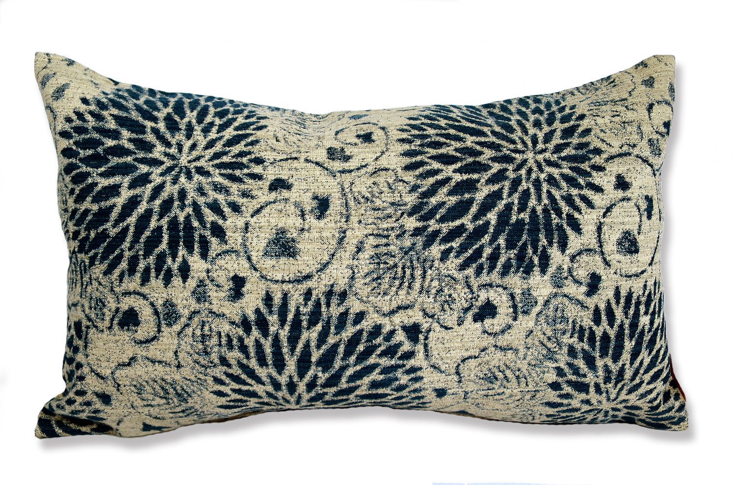 The KAIZU FLORAL - AGED PORCELAIN ラルフローレンファブリック クッション 50×30cm 中材付 - HOUSE OF JAPAN Shop