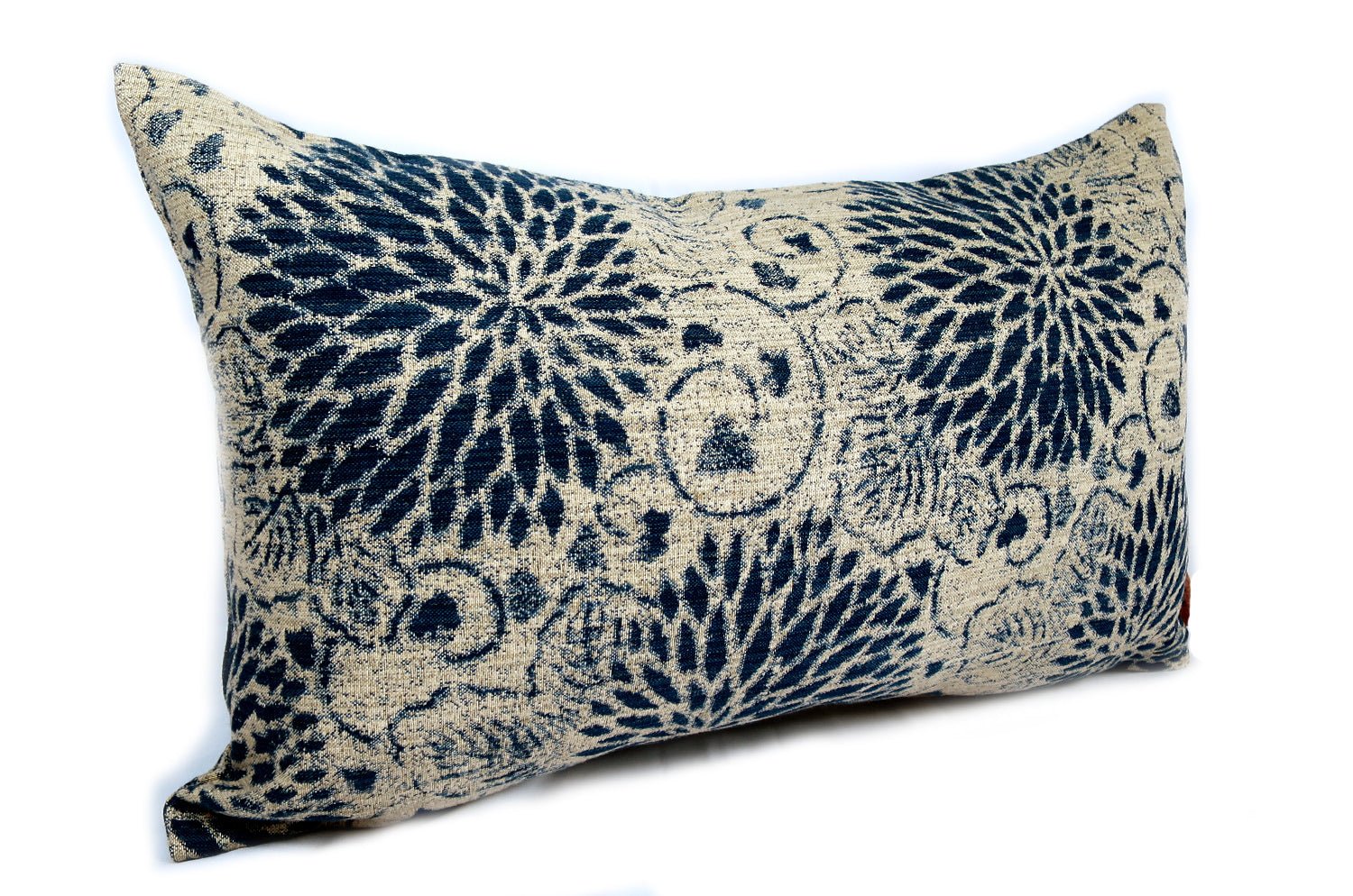 The KAIZU FLORAL - AGED PORCELAIN ラルフローレンファブリック クッション 50×30cm 中材付 - HOUSE OF JAPAN Shop