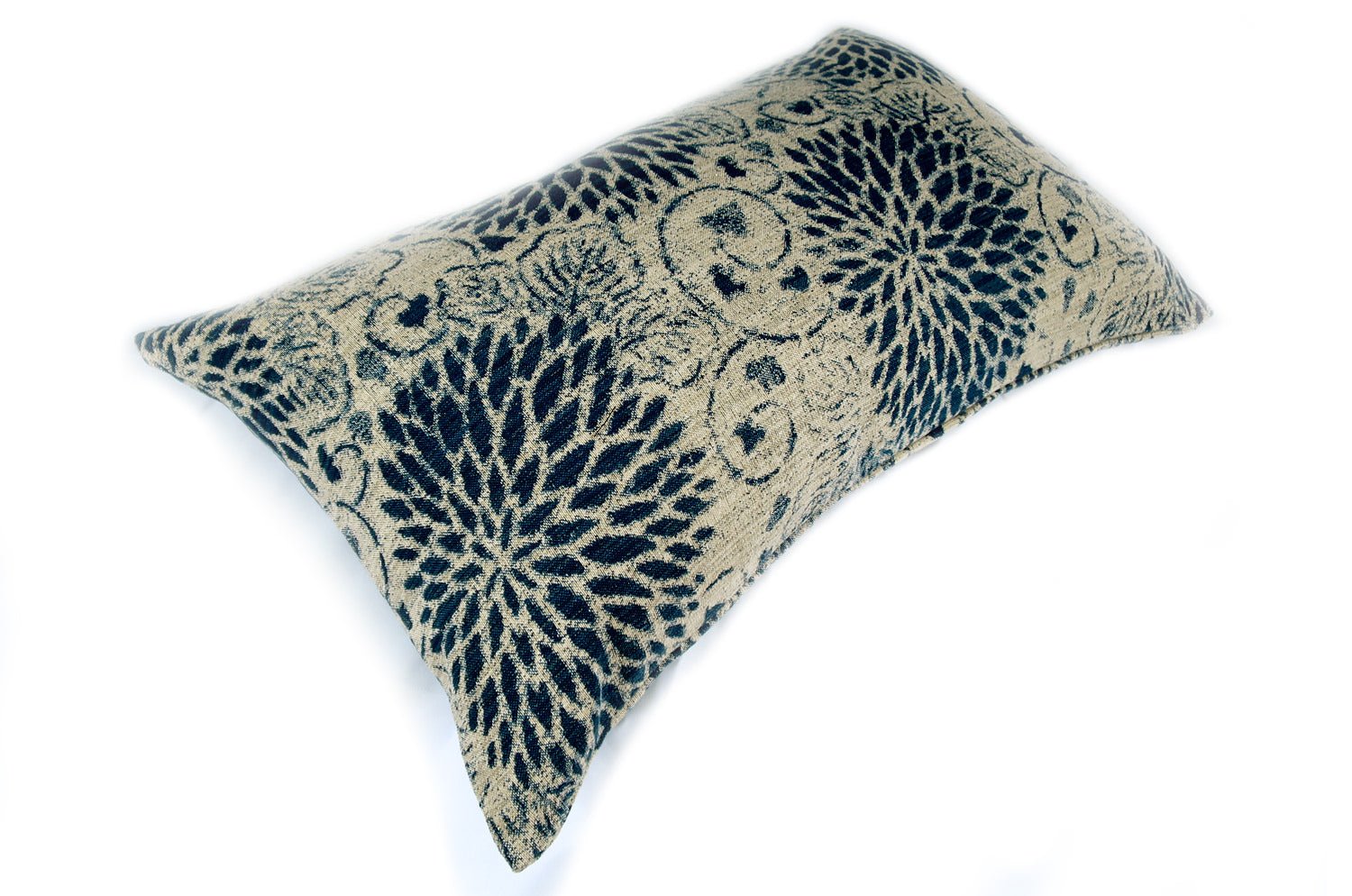 The KAIZU FLORAL - AGED PORCELAIN ラルフローレンファブリック クッション 50×30cm 中材付 - HOUSE OF JAPAN Shop