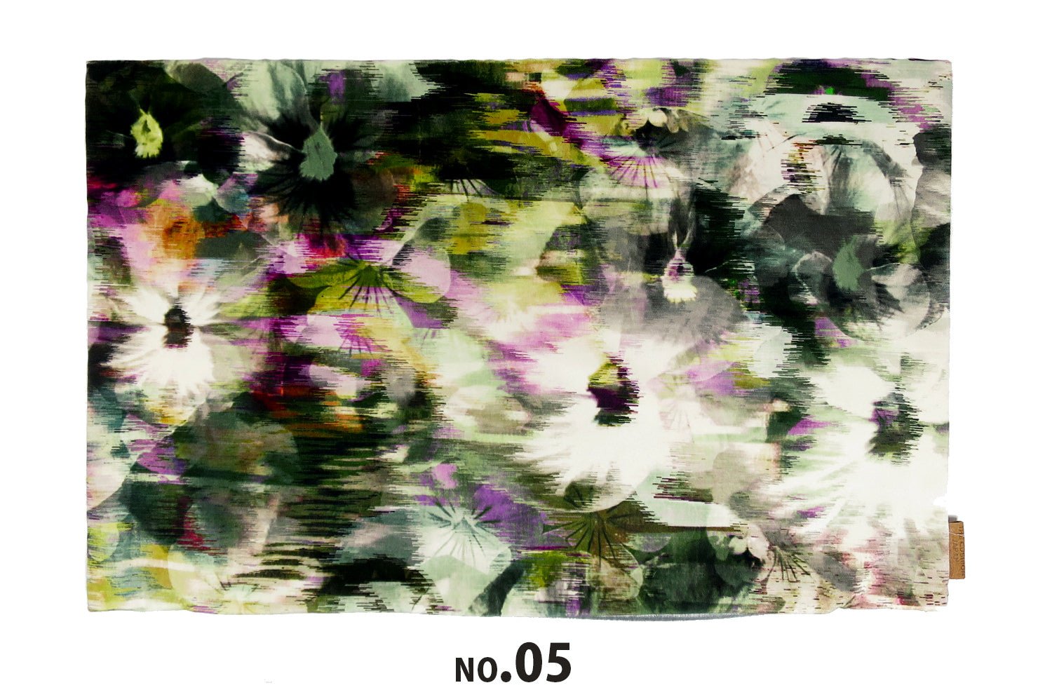 The Kansai Velvet Zinnia カンサイベルベット クッション (NO.05) 60×40cm 中材付 - HOUSE OF JAPAN Shop