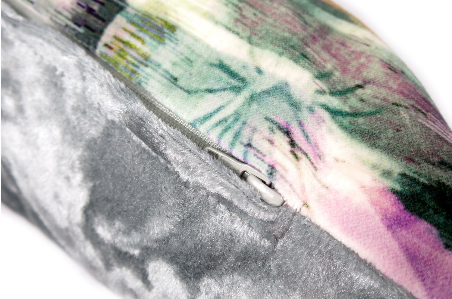 The Kansai Velvet Zinnia カンサイベルベット クッション (NO.05) 60×40cm 中材付 - HOUSE OF JAPAN Shop