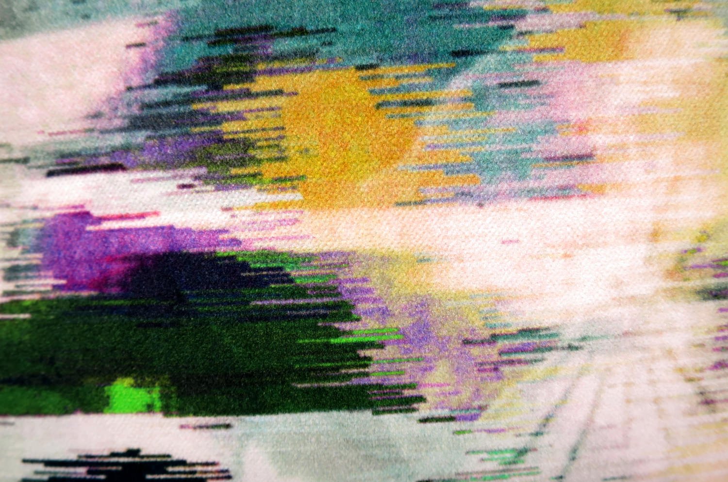 The Kansai Velvet Zinnia カンサイベルベット クッション (NO.06) 60×40cm 中材付 - HOUSE OF JAPAN Shop