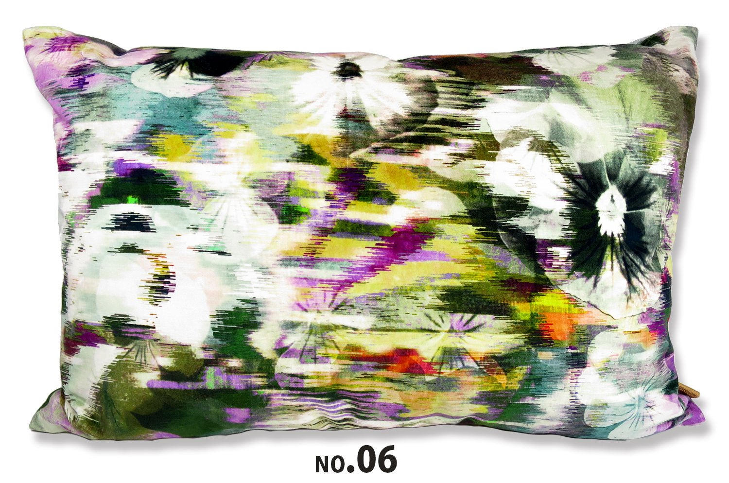 The Kansai Velvet Zinnia カンサイベルベット クッション (NO.06) 60×40cm 中材付 - HOUSE OF JAPAN Shop