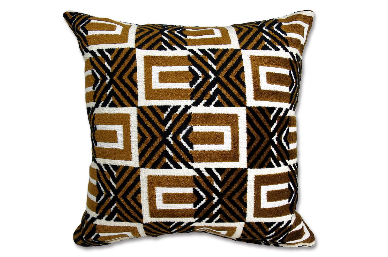 The Kenya ケニア ジャガードベルベット×ブークレ クッションカバー 50×50cm - HOUSE OF JAPAN Shop