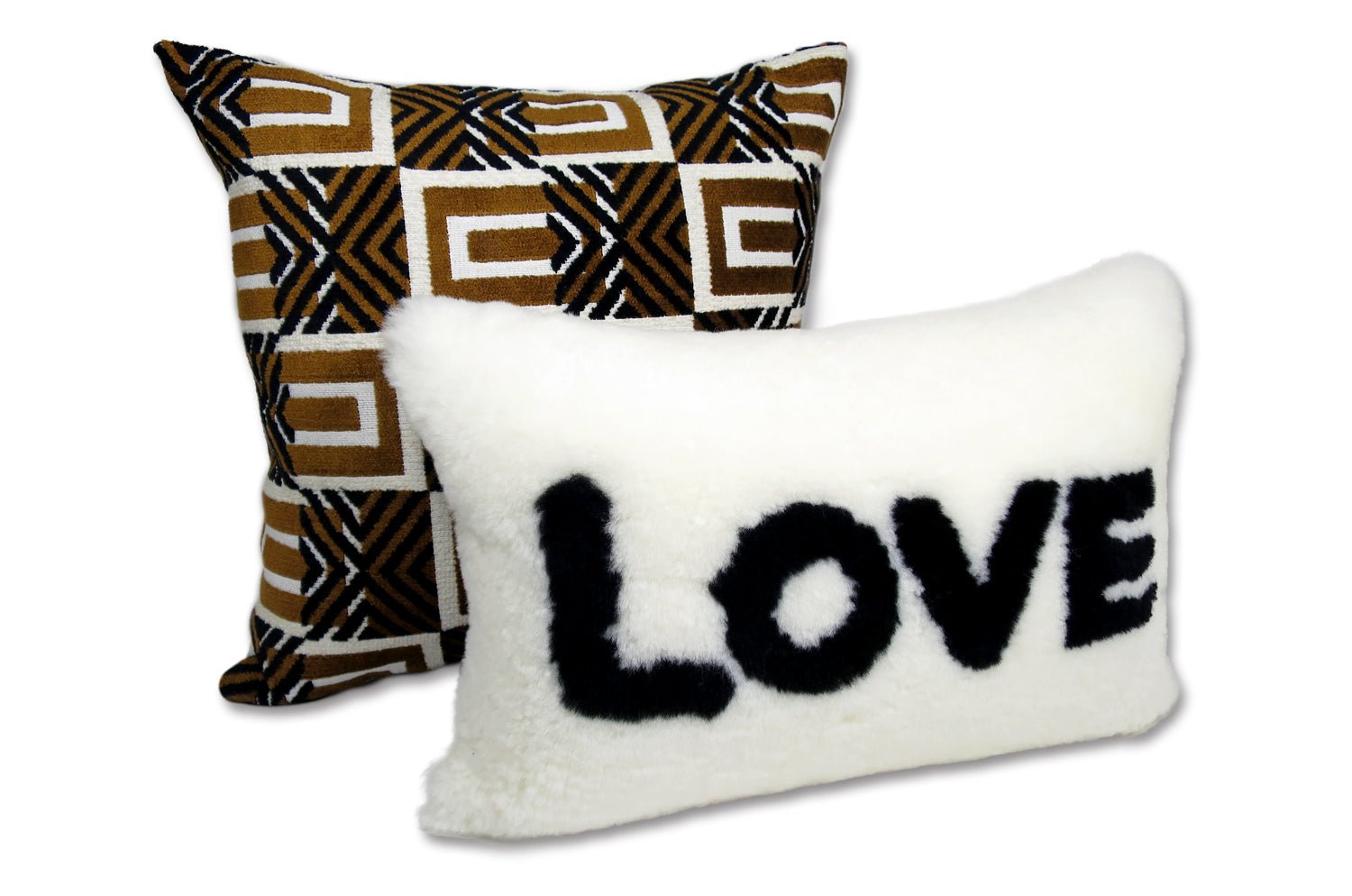 The Kenya ケニア ジャガードベルベット×ブークレ クッションカバー 50×50cm - HOUSE OF JAPAN Shop