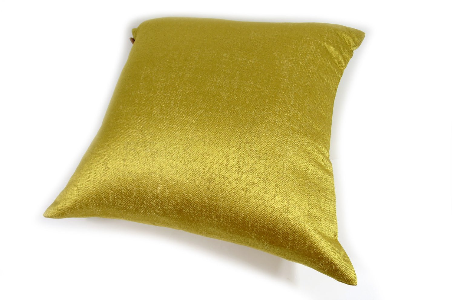 The KEY シャインクッションカバー (マスタード) 40×40cm - HOUSE OF JAPAN Shop