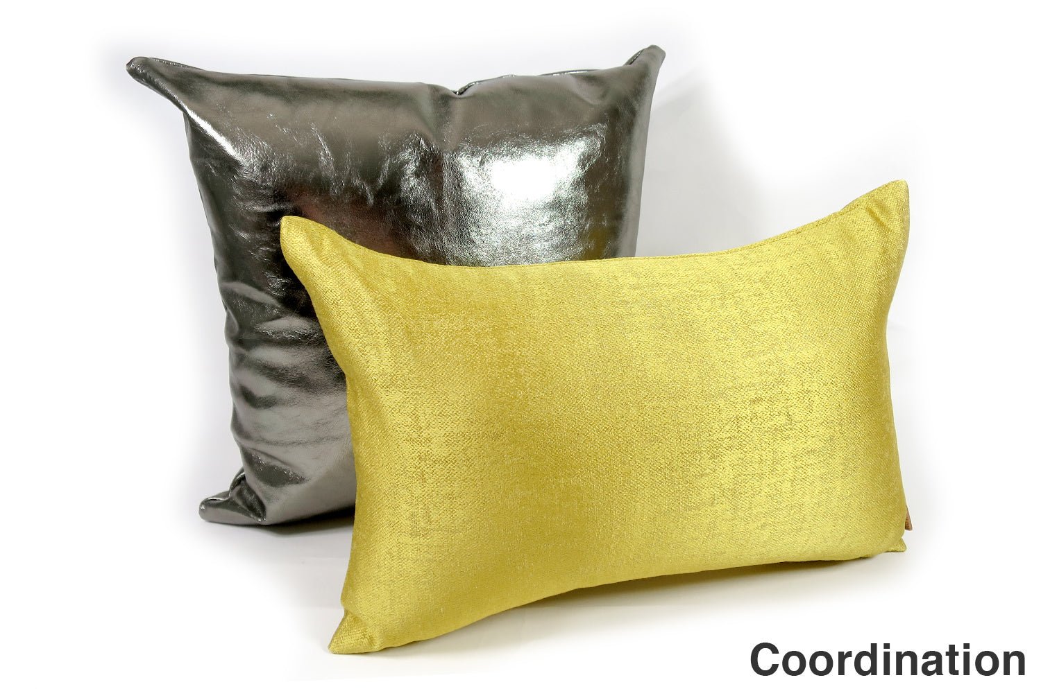 The KEY シャインクッション (マスタード) 45×30cm 中材付 - HOUSE OF JAPAN Shop