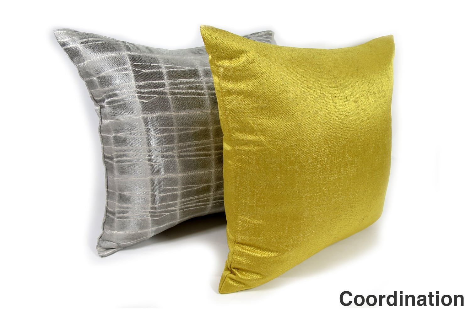 The KEY シャインクッションカバー (マスタード) 45×45cm - HOUSE OF JAPAN Shop