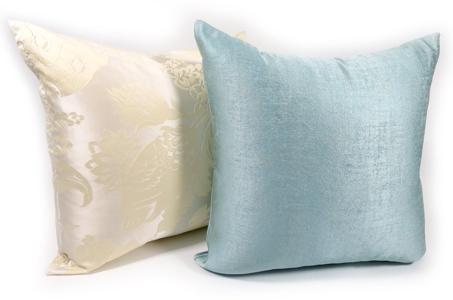 The KEY シャインクッションカバー (スカイブルー) 45×45cm - HOUSE OF JAPAN Shop