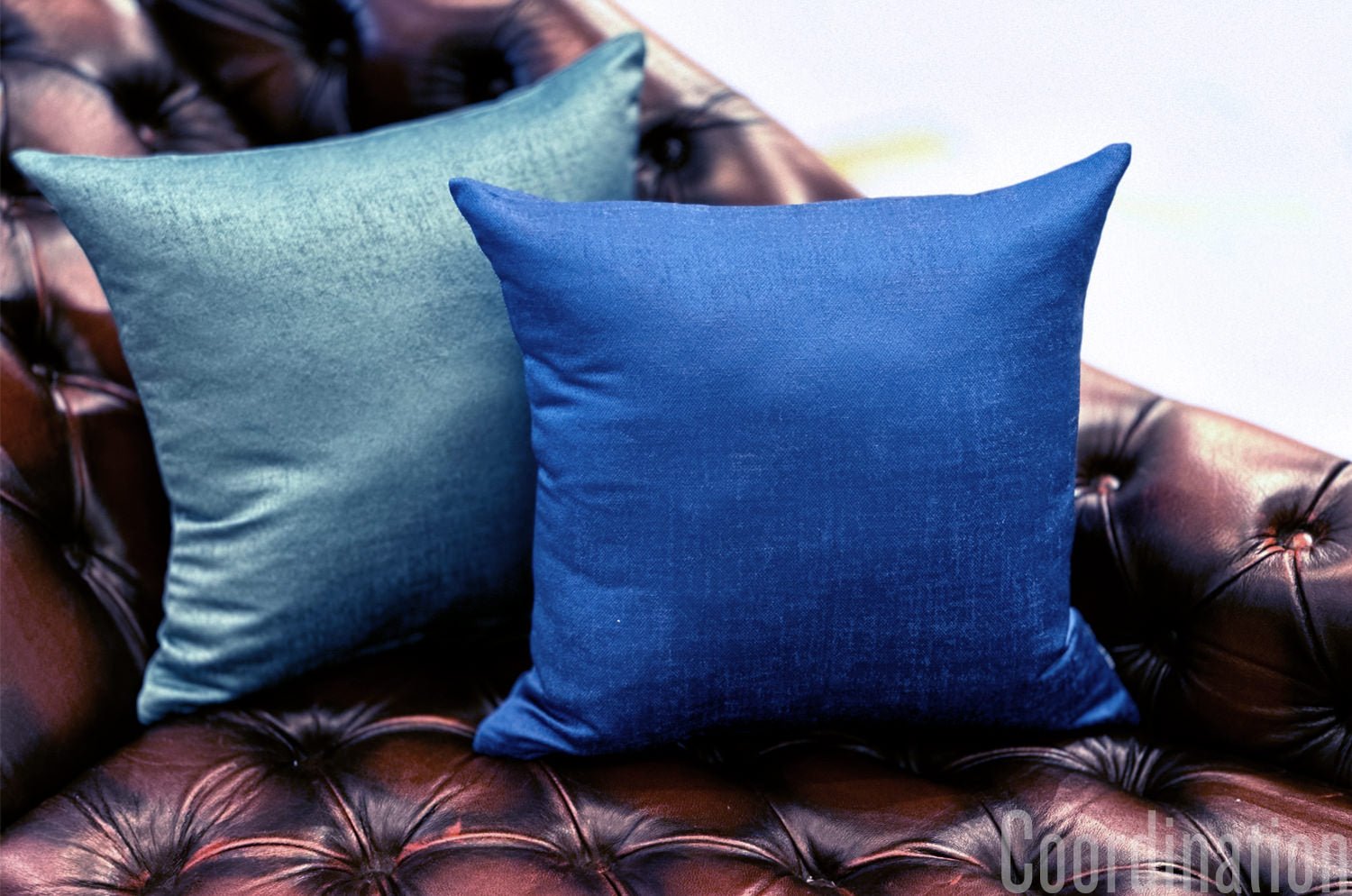 The KEY シャインクッションカバー (ディープスカイ) Deepsky 45×45cm - HOUSE OF JAPAN Shop