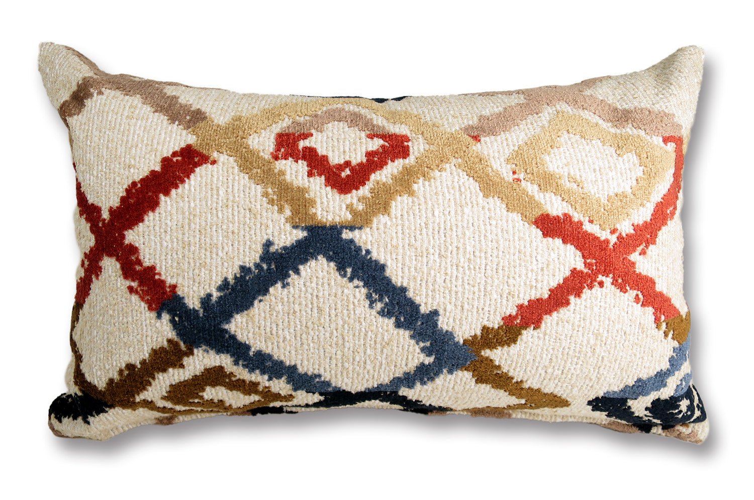 The KHEOPS ケオプス フレンチブークレ ダイヤモンド柄横長クッション 51×32cm 中材付 - HOUSE OF JAPAN Shop