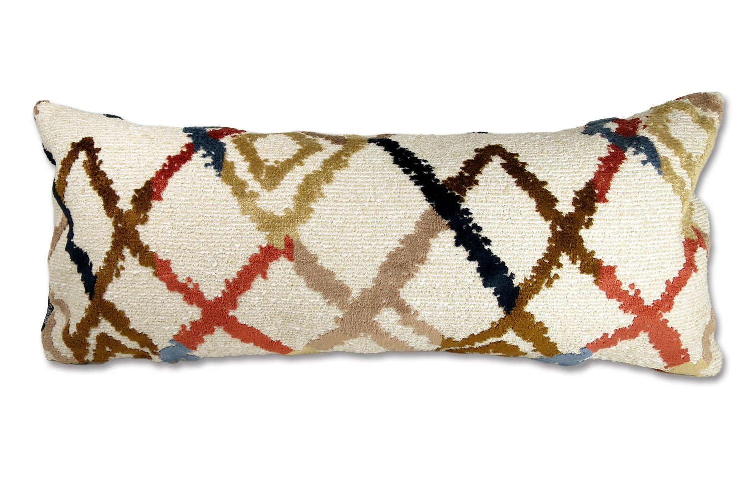 The KHEOPS ケオプス フレンチブークレ ダイヤモンド柄横長クッション 65×29cm 中材付 - HOUSE OF JAPAN Shop