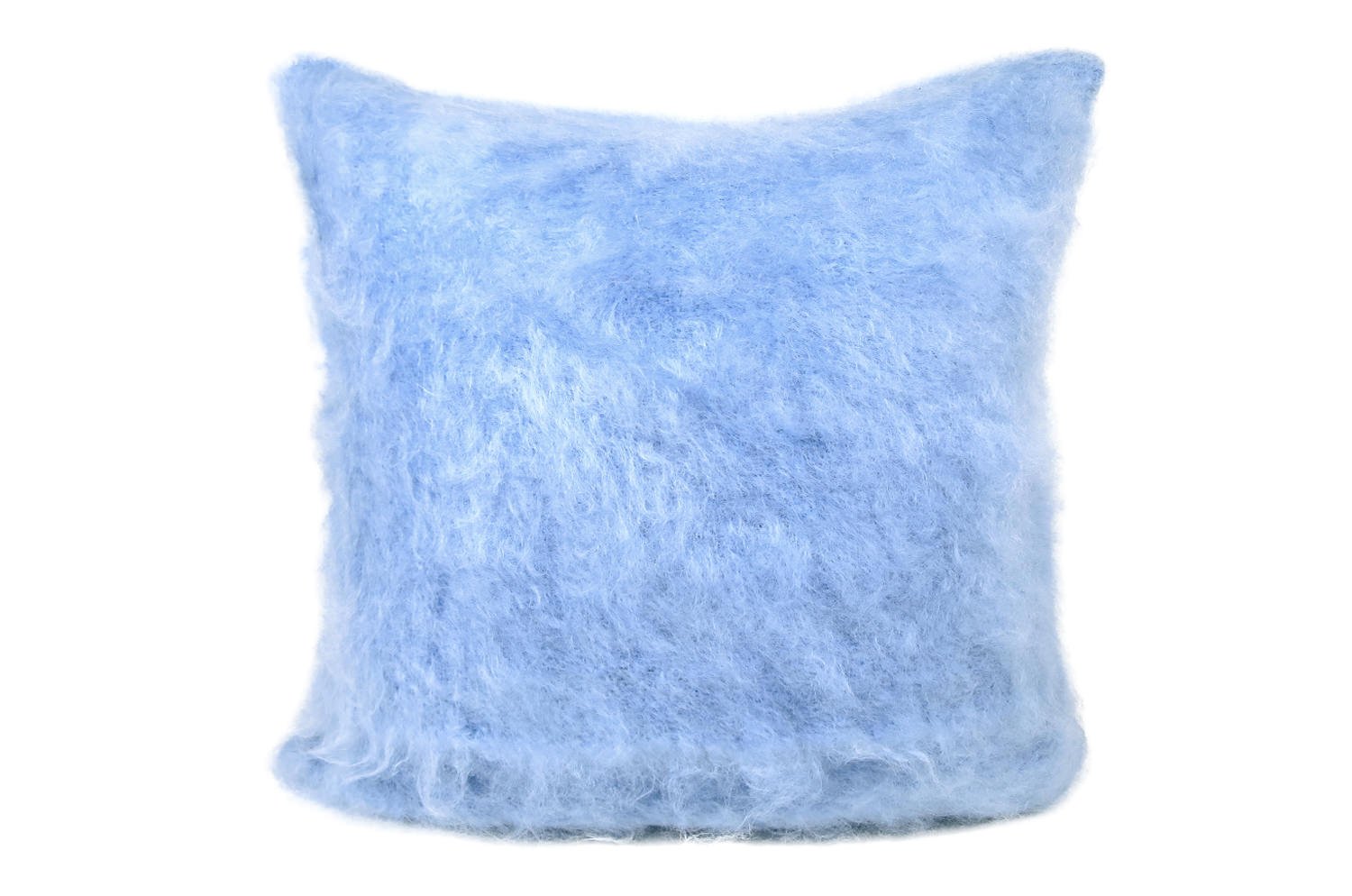 The Kid Mohair BALMUIR キッドモヘア クッションカバー ブルー 50×50cm - HOUSE OF JAPAN Shop