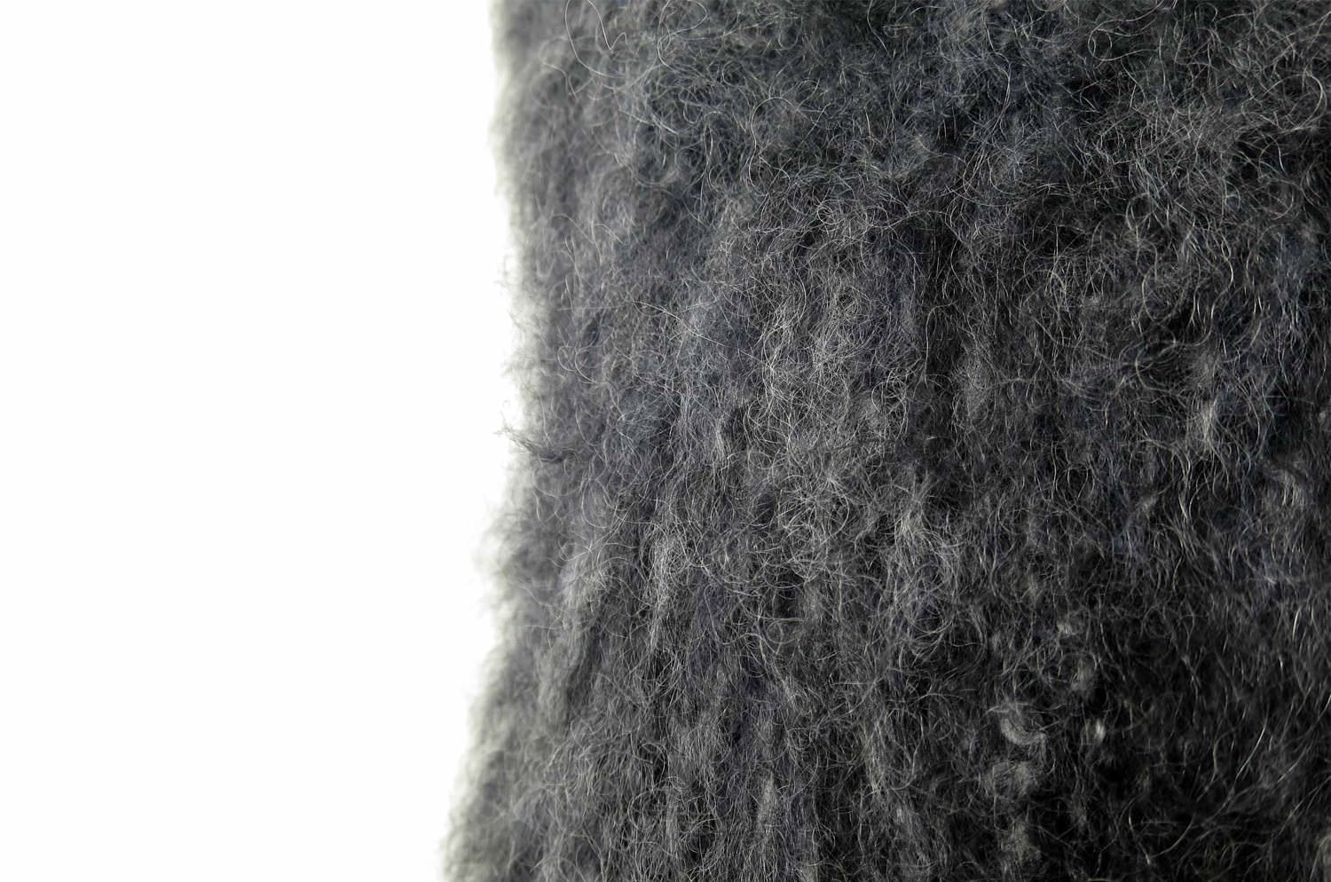 The Kid Mohair BALMUIRキッドモヘアクッションカバー ミックスグレー 50×50cm - HOUSE OF JAPAN Shop