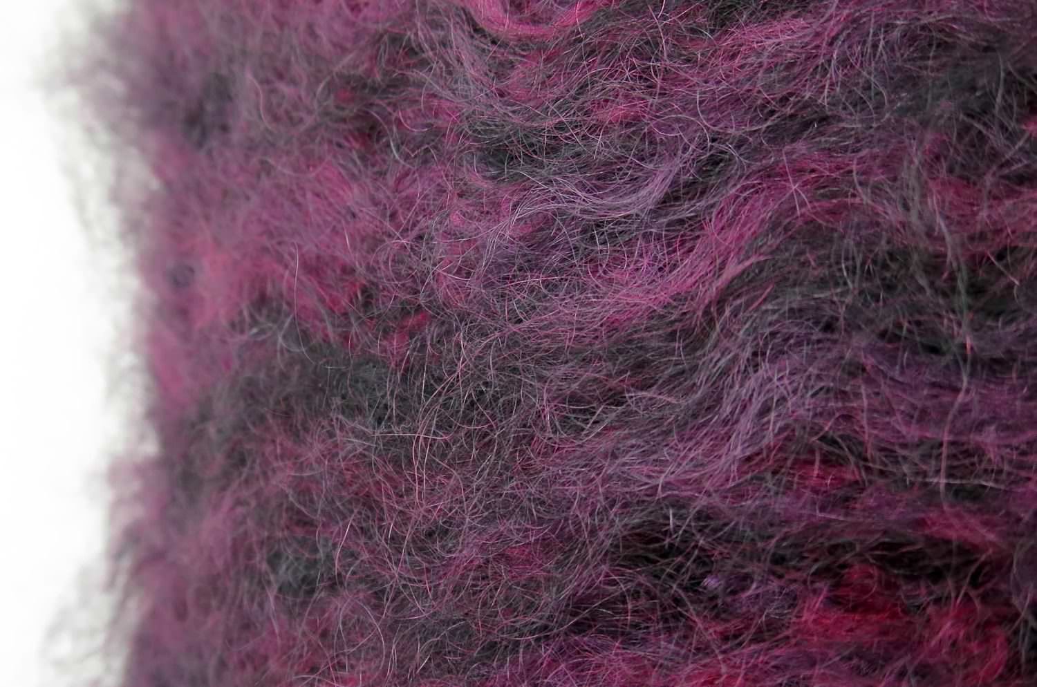 The Kid Mohair BALMUIRキッドモヘアクッションカバー オーベルジーヌ 50×50cm - HOUSE OF JAPAN Shop