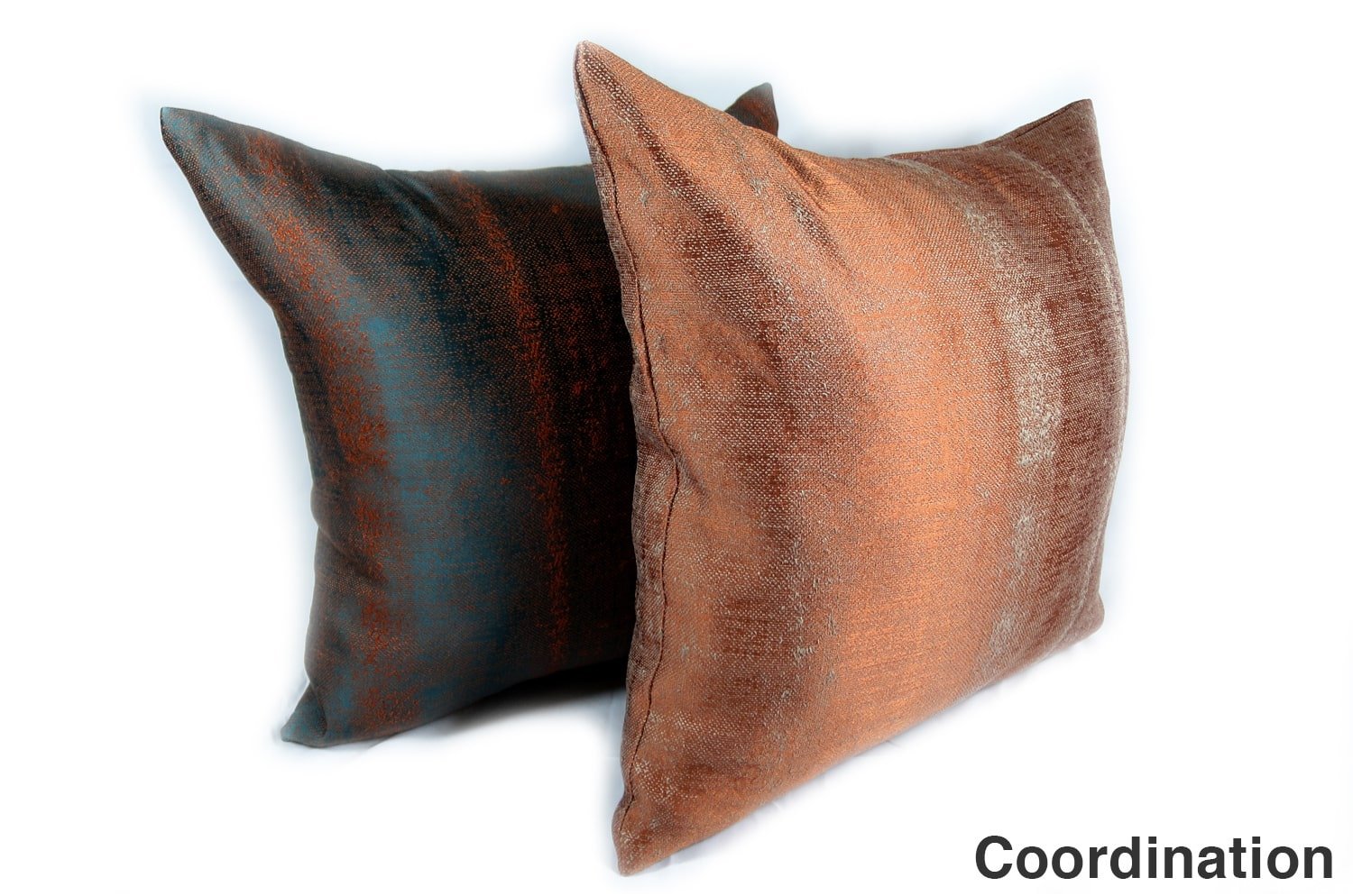 The KIM スモーキーストライプ クッションカバー (マルサラブリック) 40×40cm - HOUSE OF JAPAN Shop