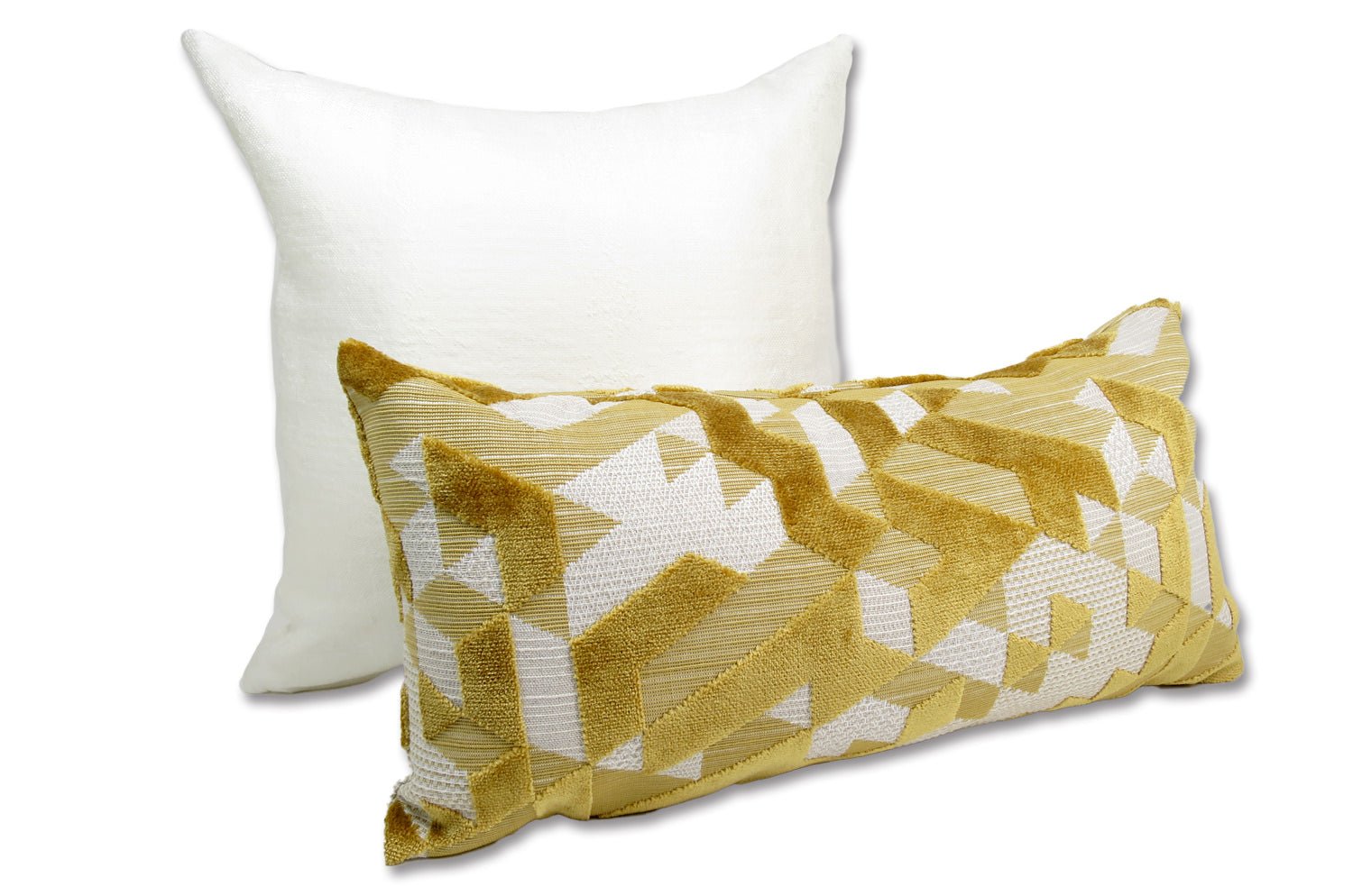 The KIM スモーキーストライプ クッションカバー (ピュアスノー) 40×40cm - HOUSE OF JAPAN Shop