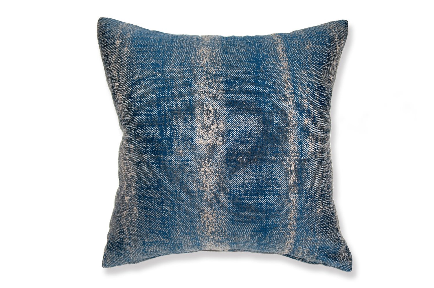 The KIM スモーキーストライプ クッションカバー (マジョルカブルー) 40×40cm - HOUSE OF JAPAN Shop