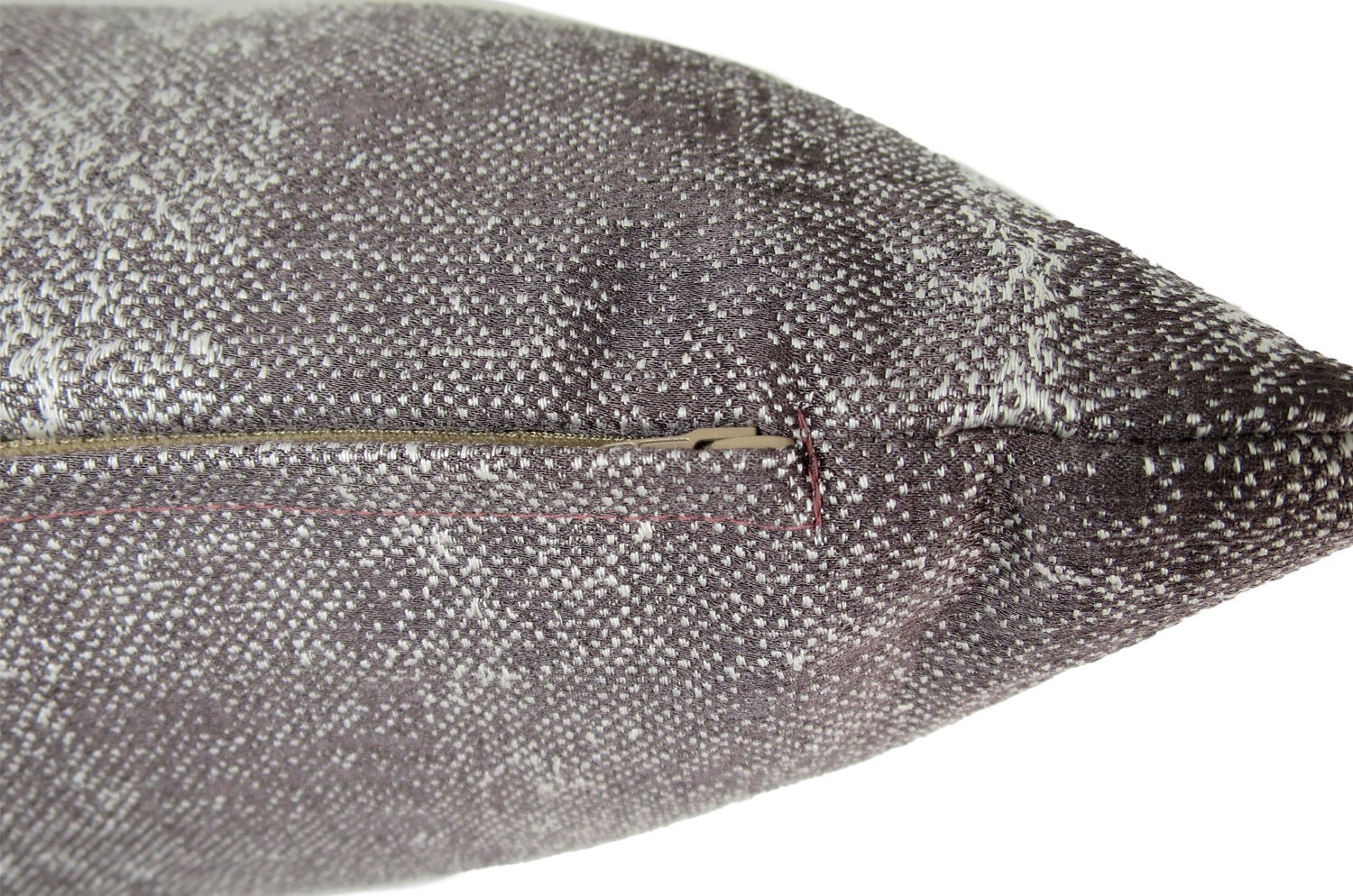 The KIM スモーキーストライプ クッション (チャコールシルバー) 45×30cm 中材付 - HOUSE OF JAPAN Shop