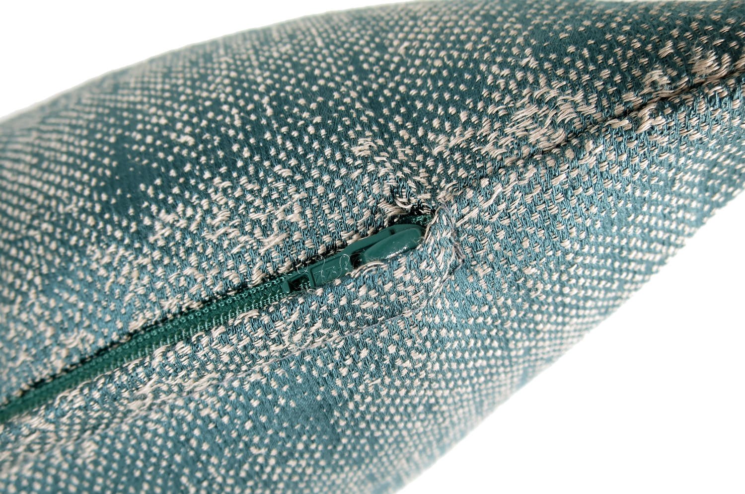 The KIM スモーキーストライプ クッション (ビリジアングリーン) 45×30cm 中材付 - HOUSE OF JAPAN Shop