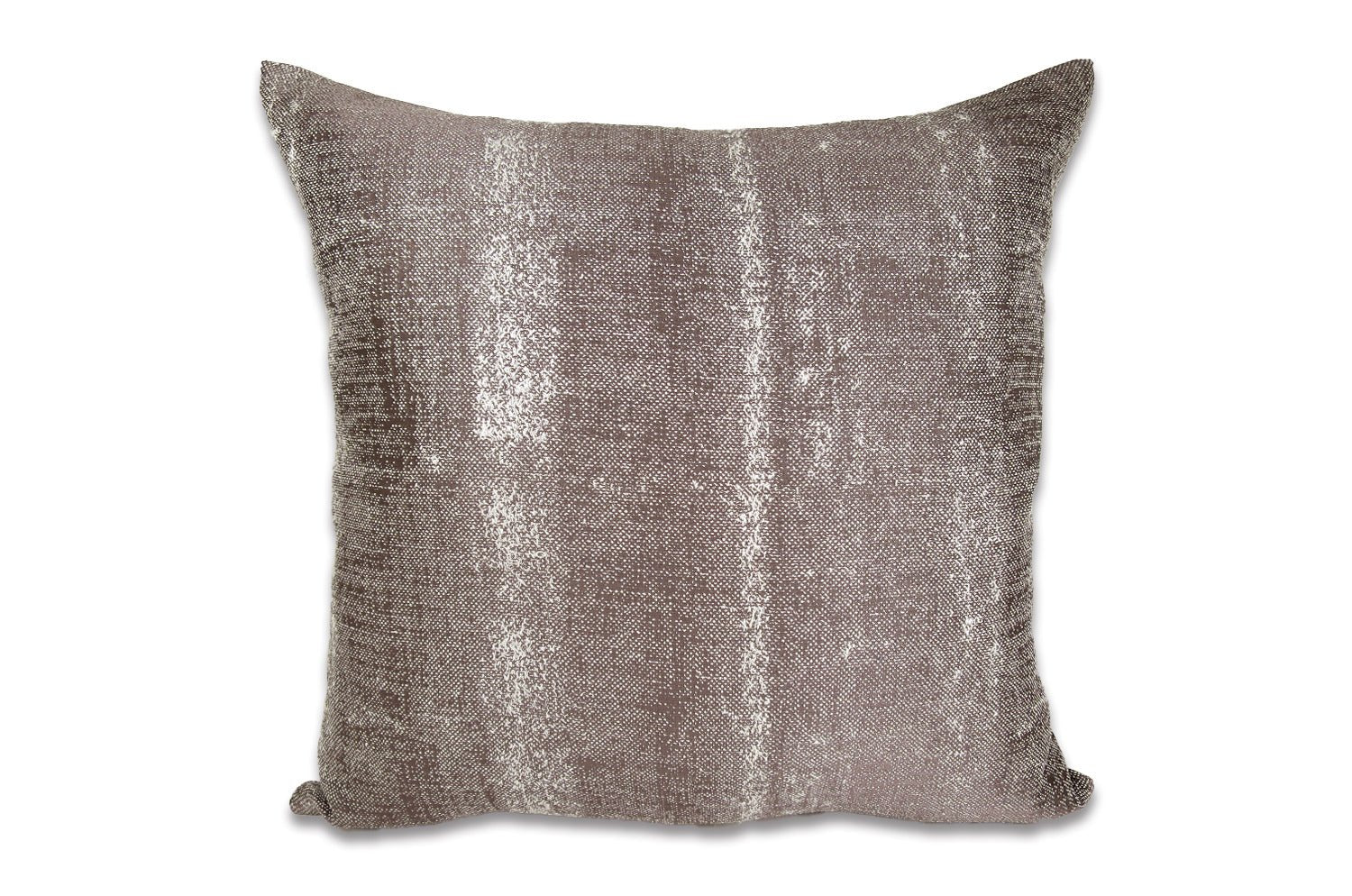 The KIM スモーキーストライプ クッションカバー (チャコールシルバー) 45×45cm - HOUSE OF JAPAN Shop