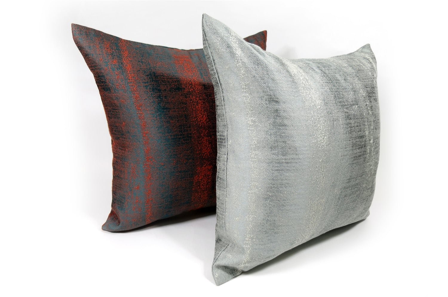 The KIM スモーキーストライプ クッションカバー (アクア) 45×45cm - HOUSE OF JAPAN Shop