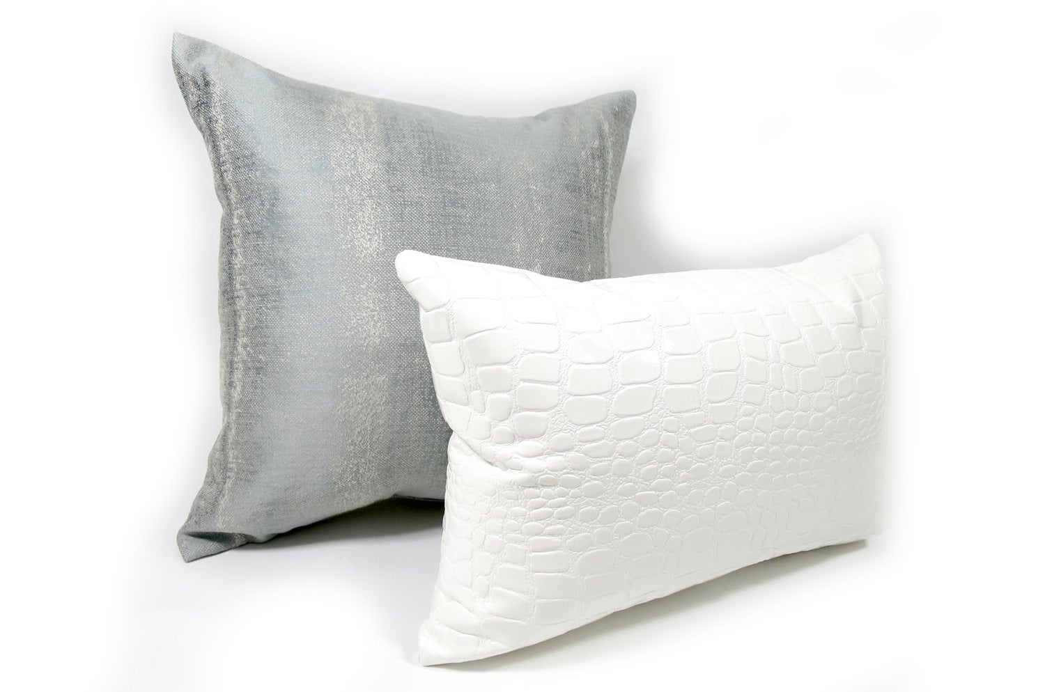 The KIM スモーキーストライプ クッションカバー (アクア) 45×45cm - HOUSE OF JAPAN Shop