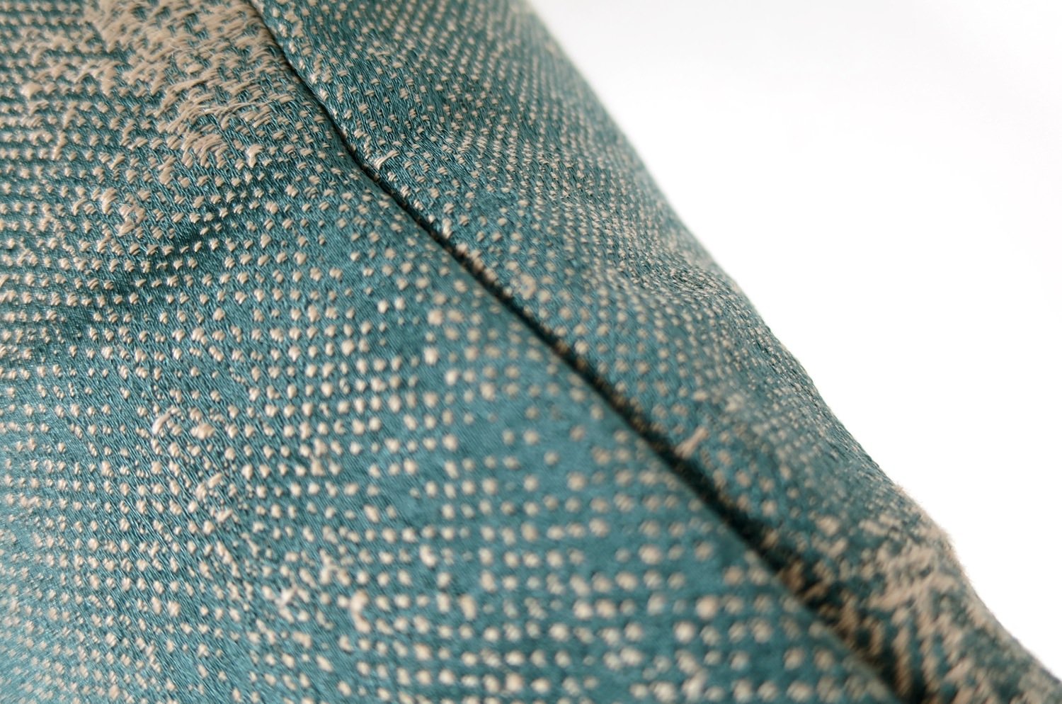 The KIM スモーキーストライプ クッションカバー (ビリジアングリーン) 45×45cm - HOUSE OF JAPAN Shop