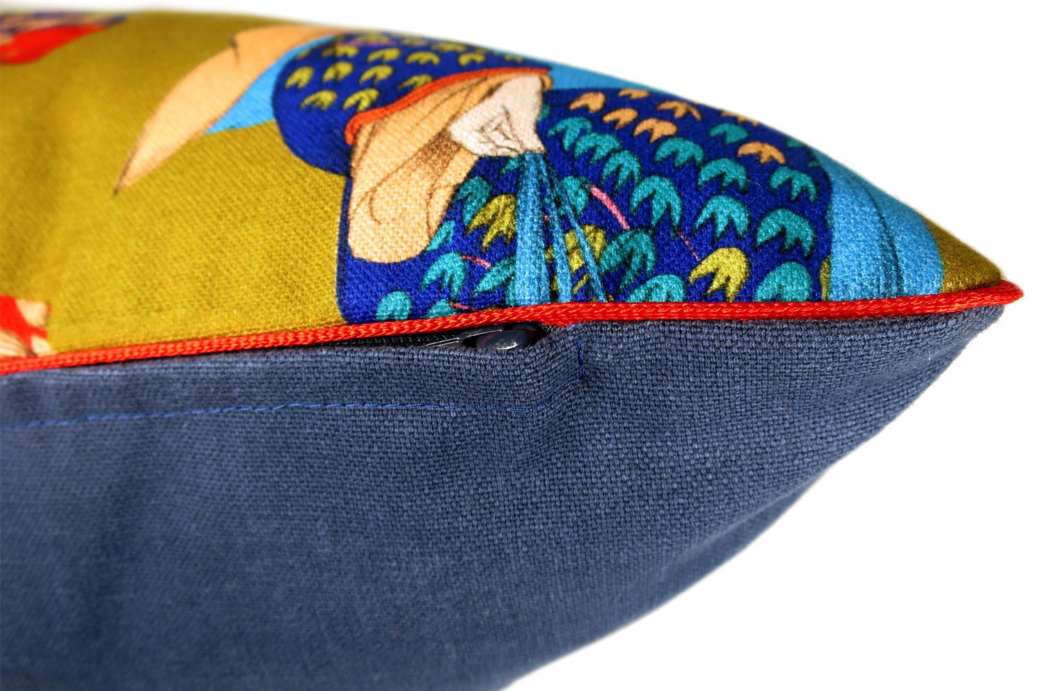 The KIMONO フレンンチコットン キモノ ビッグ クッション 60×60cm 中材付 - HOUSE OF JAPAN Shop