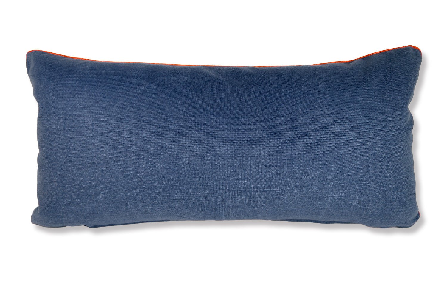 The KIMONO フレンンチコットン キモノ 横長 クッション (red) 60×30cm 中材付 - HOUSE OF JAPAN Shop