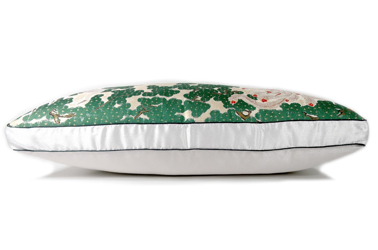 The Kujaku Houou 孔雀鳳凰図 西陣ビッグクッション 75×36×5cm 中材付 - HOUSE OF JAPAN Shop