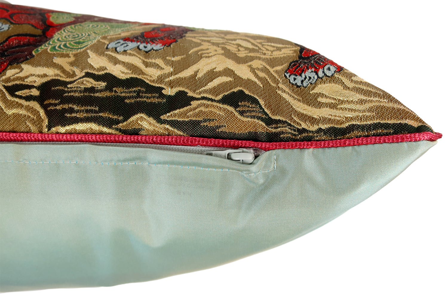 The Kyoto KOMAINUEZU 狛犬絵図 西陣織 横長クッション 65×35cm 中材付 - HOUSE OF JAPAN Shop