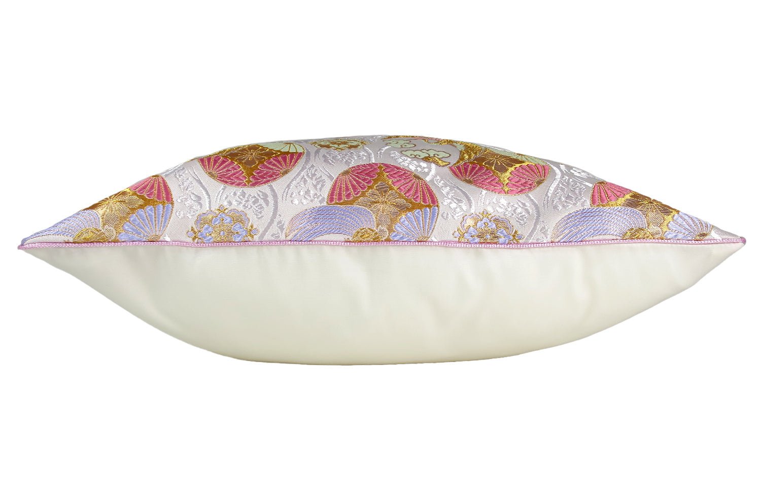 The Kyoto TSURUKAME 鶴亀立涌文様 西陣織 クッションカバー 45×45cm - HOUSE OF JAPAN Shop