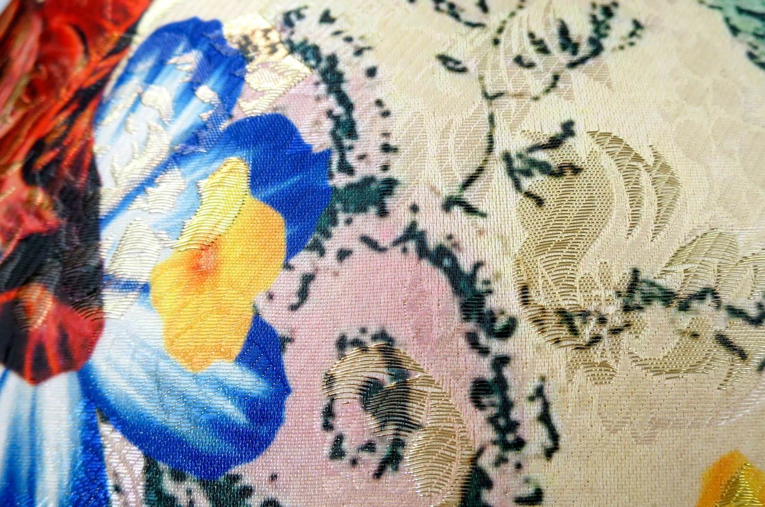 The LARA CIXI ヤコブシュレイファー&フィスバファブリッククッション No.01 50×50cm 中材付 - HOUSE OF JAPAN Shop