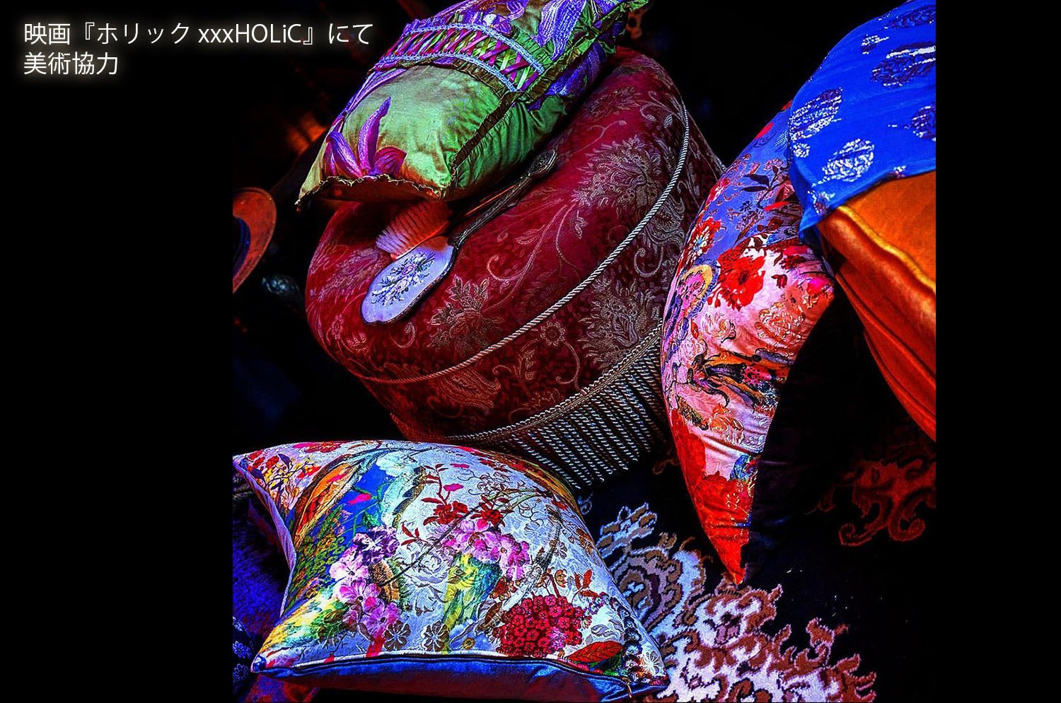 The LARA CIXI ヤコブシュレイファー&フィスバファブリッククッション No.03 50×50cm 中材付 - HOUSE OF JAPAN Shop