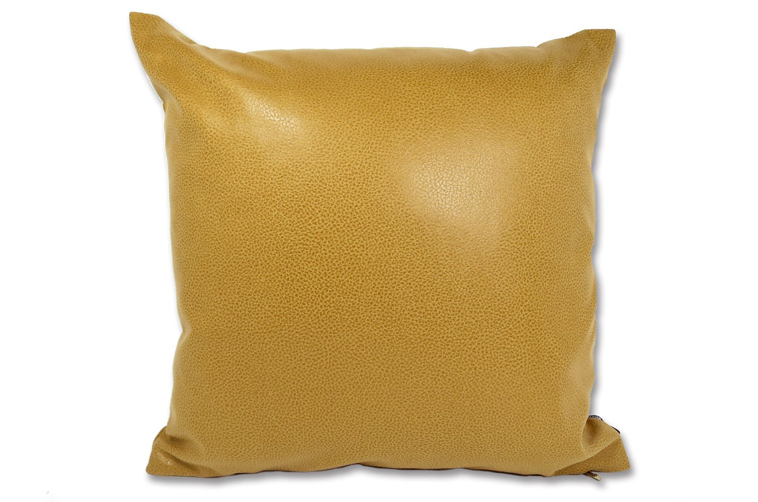 The Leather キャメルレザー&ラッカーニジップクッション 45×45cm - HOUSE OF JAPAN Shop