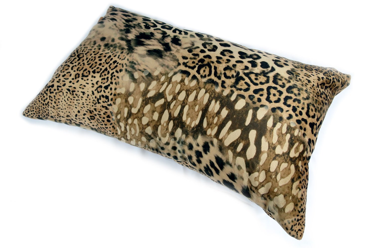The Leopard スペイン製 起毛スエード調 ヒョウ柄クッション 50×30cm 中材付 - HOUSE OF JAPAN Shop
