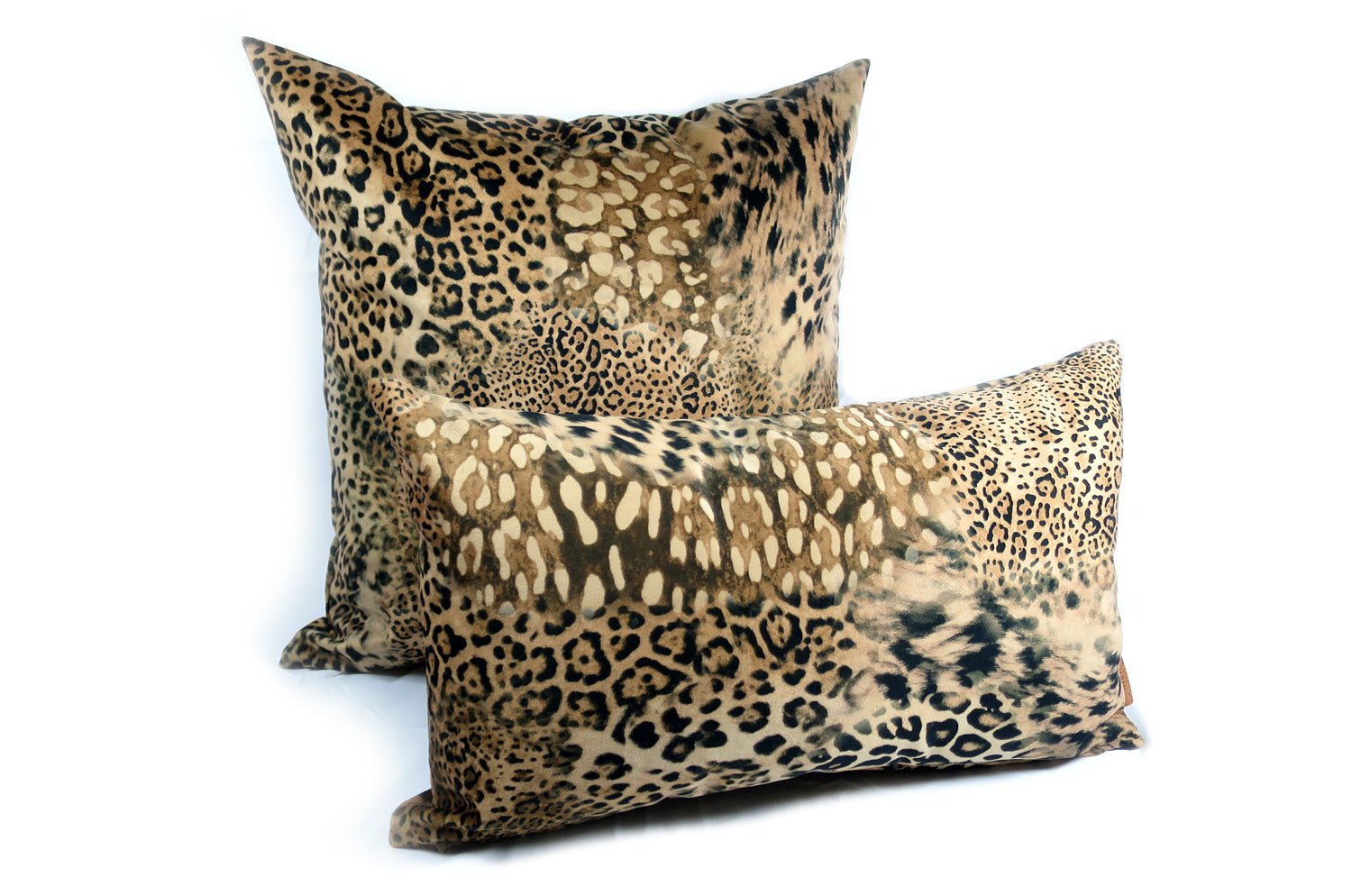 The Leopard スペイン製 起毛スエード調 ヒョウ柄クッションカバー 50×50cm - HOUSE OF JAPAN Shop