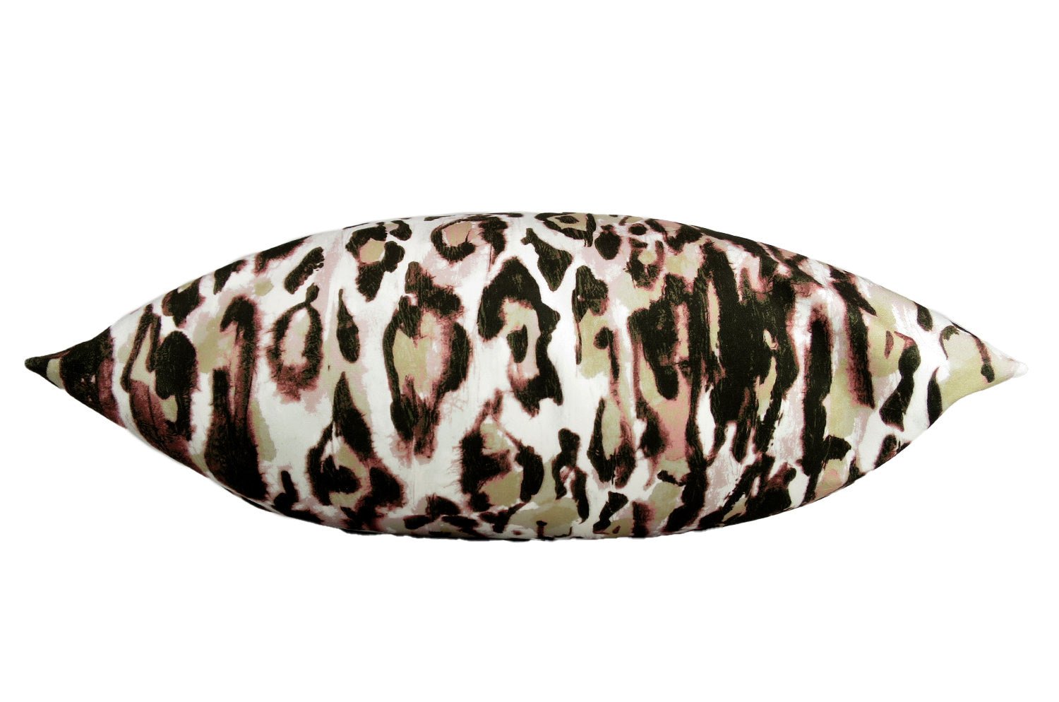 The Leopard Burgundyスペイン製起毛スエードタッチ レオパード柄クッションカバー(バーガンディ) 50×50cm - HOUSE OF JAPAN Shop