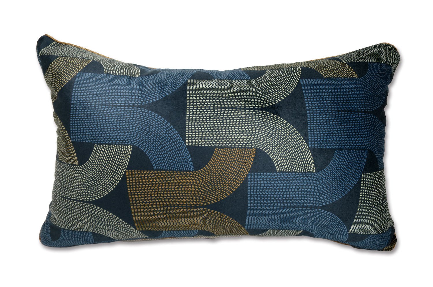 The LES ARCS アールデコフォルム スムースベルベット クッション 50×30cm 中材付 - HOUSE OF JAPAN Shop