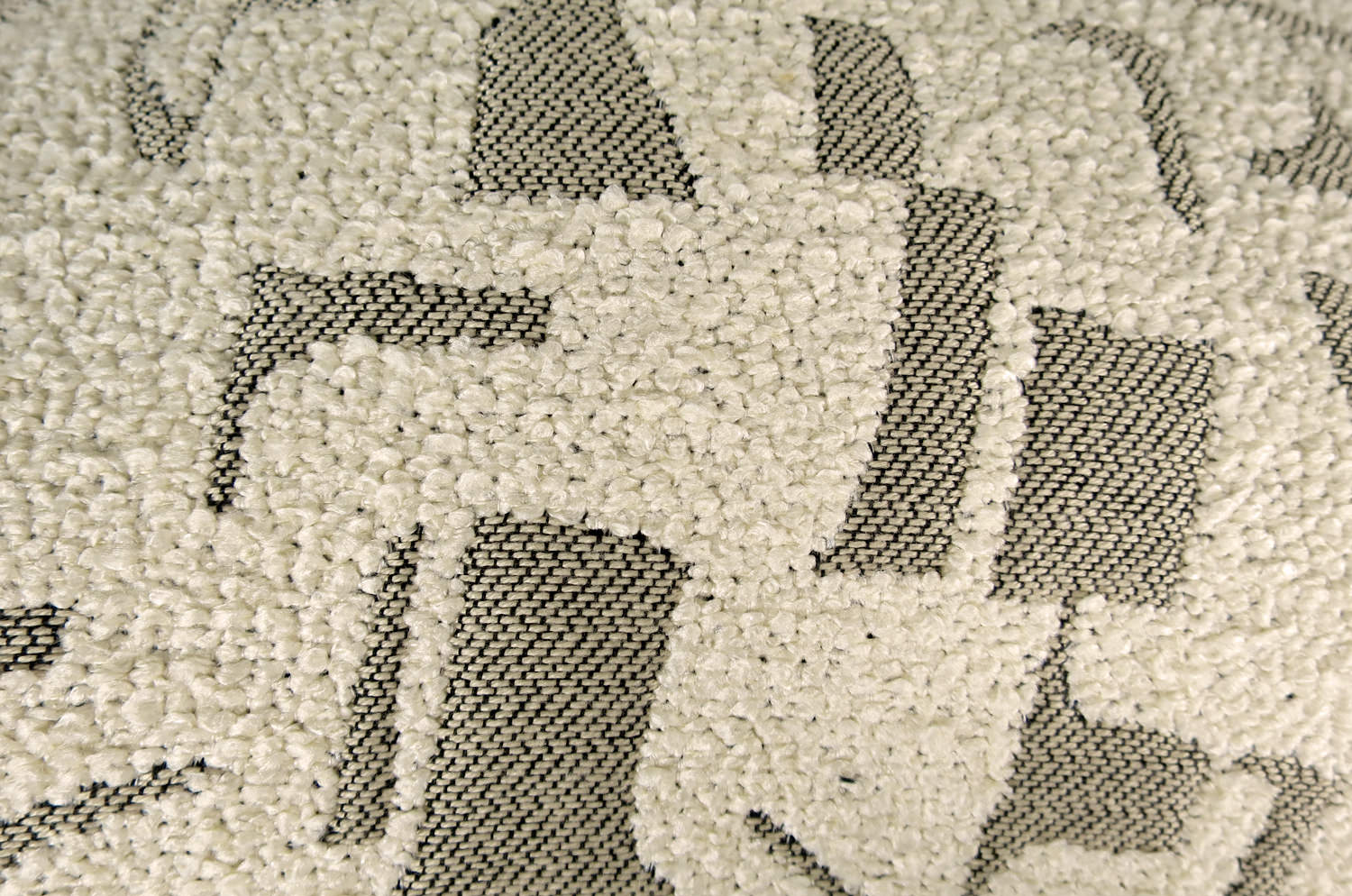 The LETTERS レターズ フレンチ ジャカード クッションカバー (ナチュラル) 45×45cm - HOUSE OF JAPAN Shop