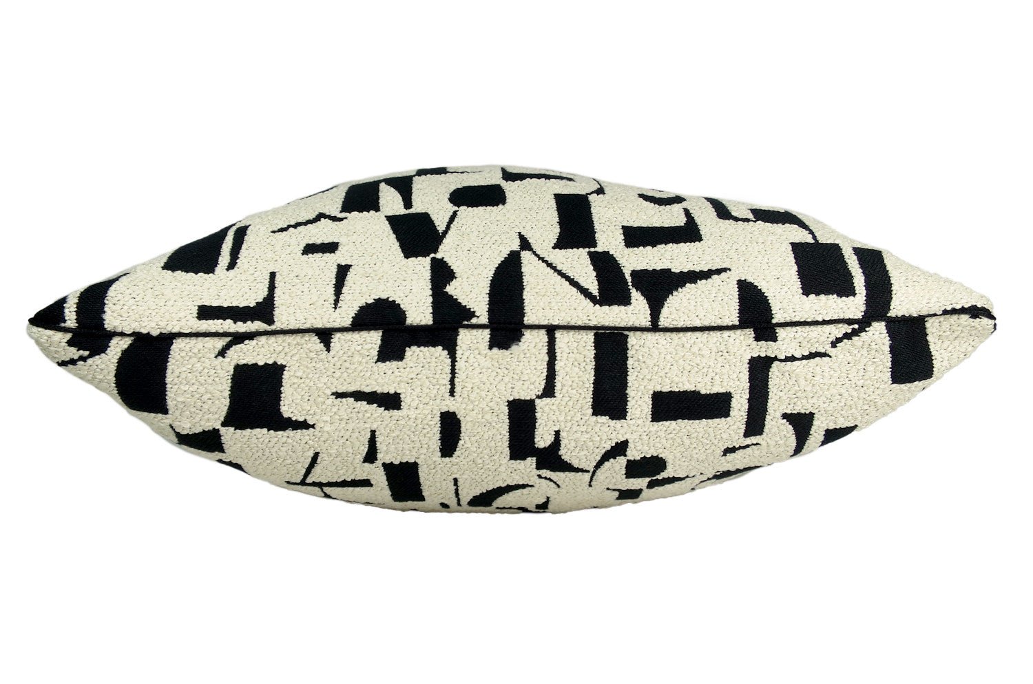 The LETTERS レターズ フレンチジャガード クッションカバー (ノワール) 45×45cm - HOUSE OF JAPAN Shop